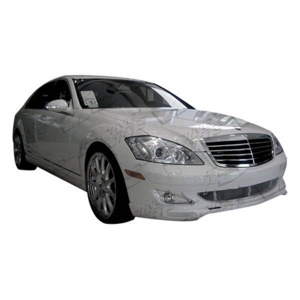 2007-2009 Mercedes S Class W221 4 doors C Tech Style FRP Primer Front Lip-1