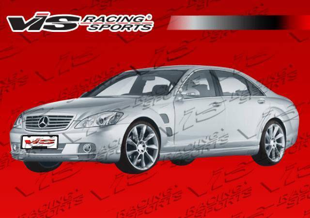 2007-2013 Mercedes S Class W221 4 doors LASER Style FRP Primer Fenders-1