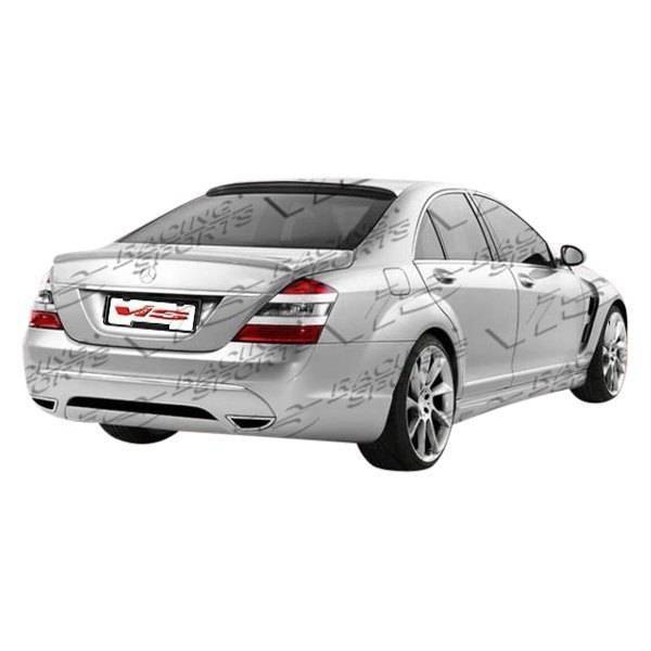 2007-2013 Mercedes S Class W221 4 doors LASER Style FRP Primer Spoiler-1