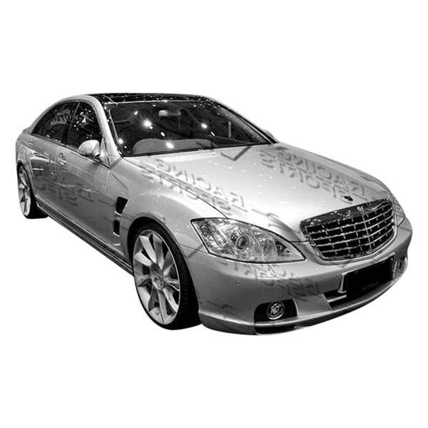2007-2009 Mercedes S Class W221 4 doors LASER Style FRP Primer Full Kit-1