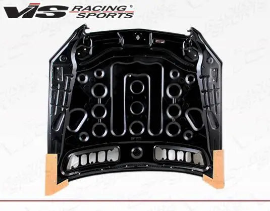 2007-2009 Mercedes S Class 4 doors OEM Style Carbon Fiber Black Hood-3