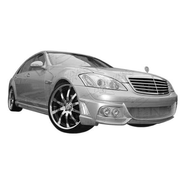 2007-2009 Mercedes S Class W221 4 doors VIP Style FRP Primer Front Bumper-2