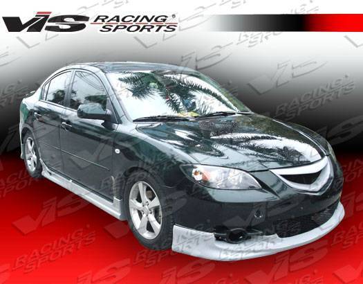 2007-2009 Mazda 3 4 doors FRP Primer Front Lip-1