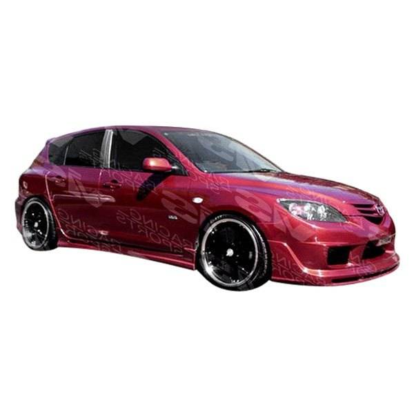 2007-2009 Mazda 3 Hatchback FUZION Style FRP Primer Full Kit-1