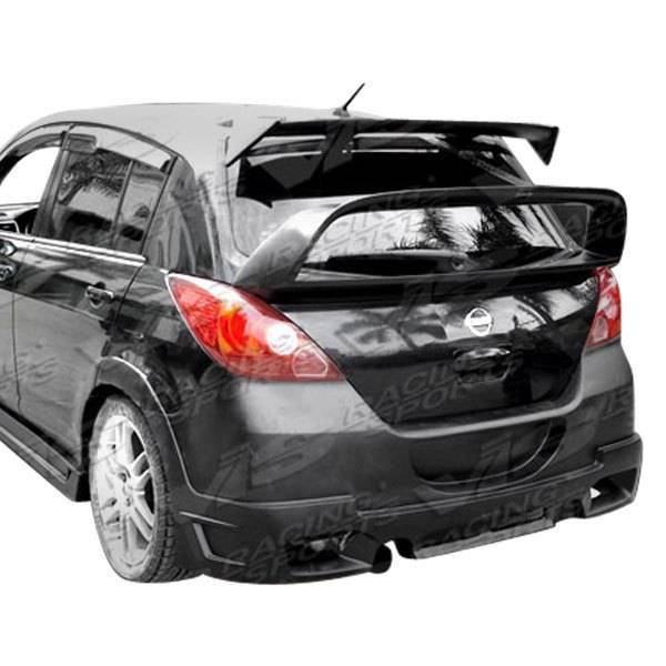 2007-2011 Nissan Versa RALLY Style FRP Primer Rear Bumper-1