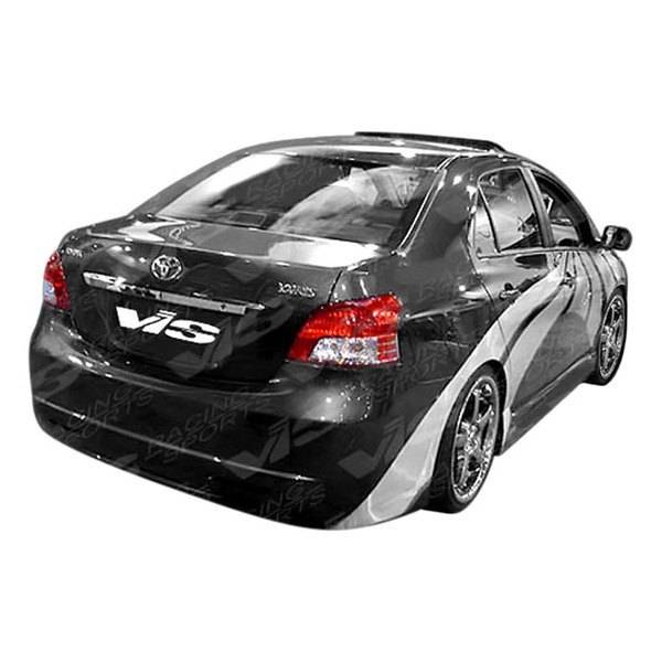 2007-2011 Toyota Yaris 4 doors VIP Style FRP Primer Full Kit-3