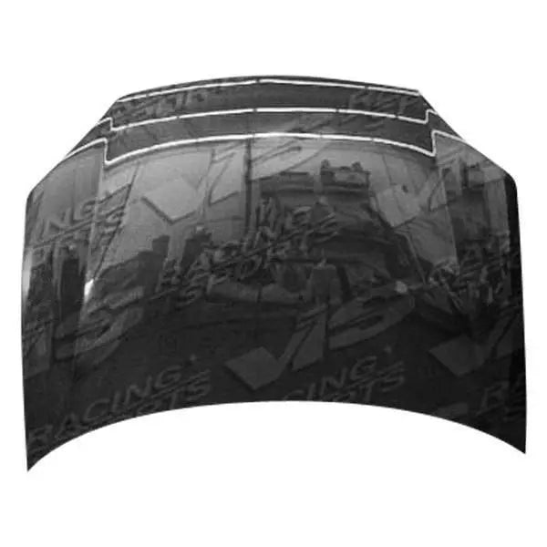 2007-2013 Toyota Yaris Hatchback OEM Style Carbon Fiber Black Hood-1