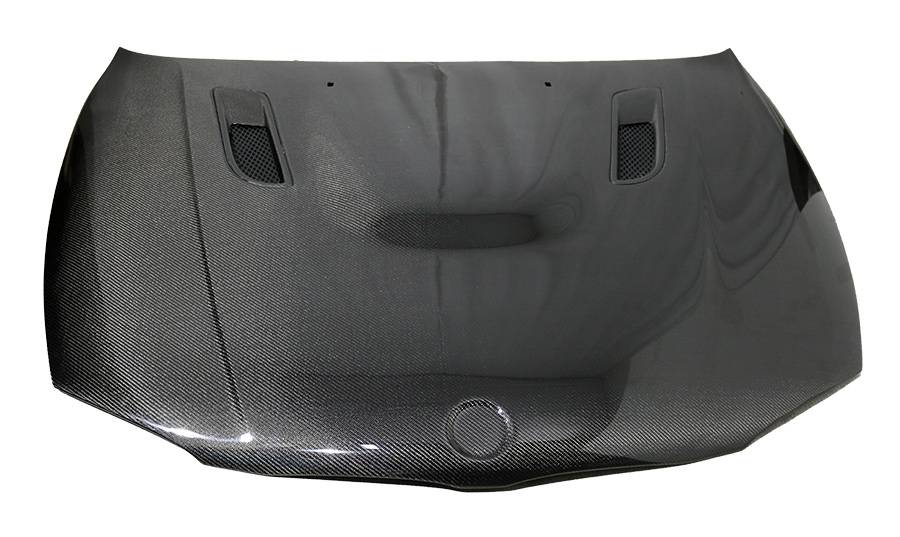 2008-2012 BMW 1 SERIES E82 2 doors A SPEC Style Carbon Fiber Black Hood-1