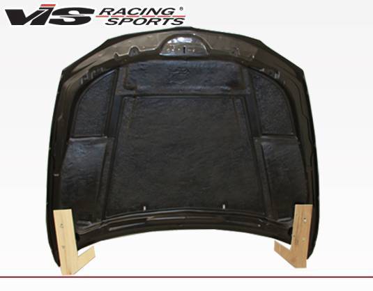 2008-2012 BMW 1 SERIES E82 2 doors XTS Style Carbon Fiber Black Hood-5