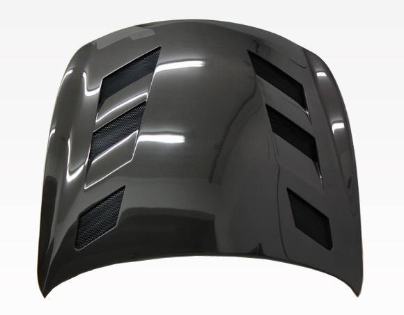 2014-2015 Infiniti Q60 2 doors AMS Style Carbon Fiber Black Hood-3