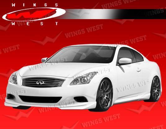 2008-2013 Infiniti G37 2 doors POLYURETHANE Black Full Kit-3