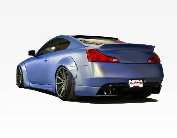 2008-2013 Infiniti G37 2 doors WALKER Style FRP Primer Side Skirts-1