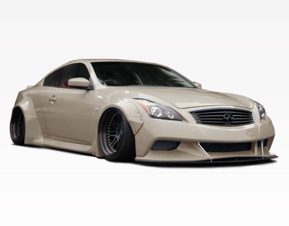 2008-2013 Infiniti G37 2 doors WALKER Style FRP Primer Fender Flares-2