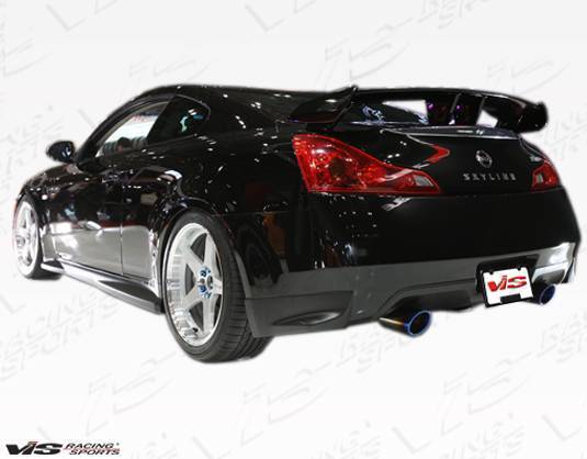2008-2013 Infiniti G37 2 doors Zelda Style FRP Primer Spoiler-1