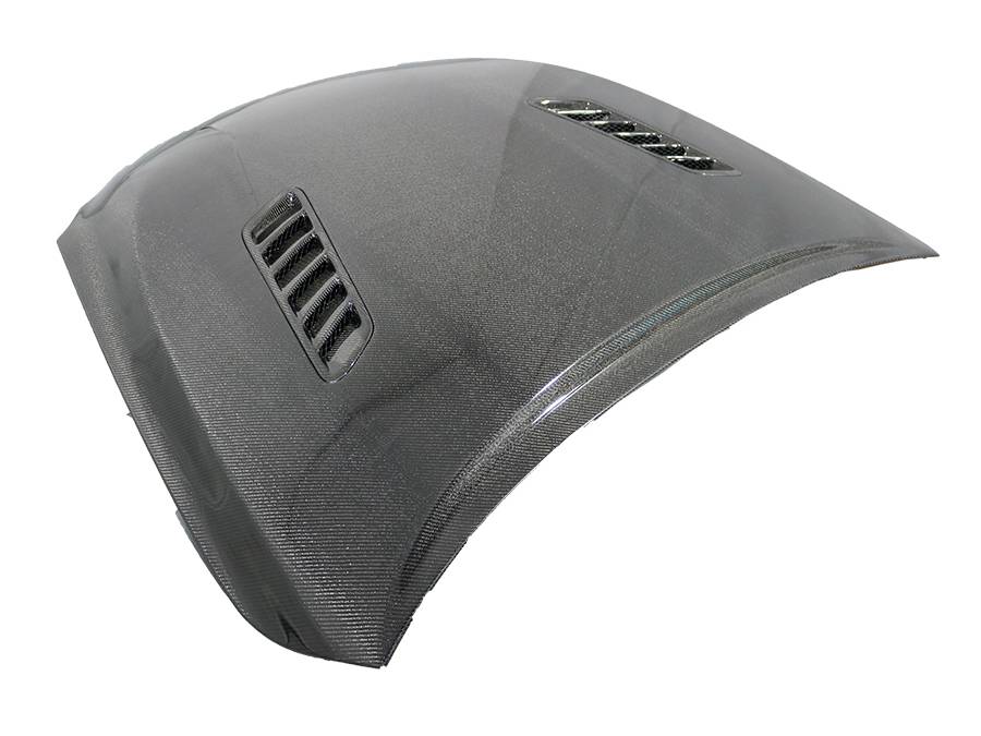 2008-2014 Lexus IS-F 4 doors Carbon Fiber Black Hood-1