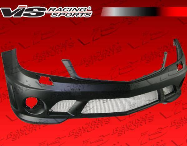2008-2011 Mercedes C Class C63 4 doors OEM Style FRP Primer Front Bumper-4