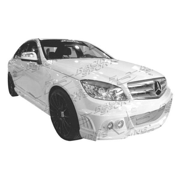 2008-2011 Mercedes C Class C63 4 doors VIP Style FRP Primer Front Bumper-1
