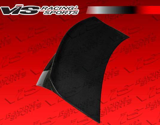 2008-2012 Mercedes C Class 4 doors DEMON Style Carbon Fiber Black Trunk-3