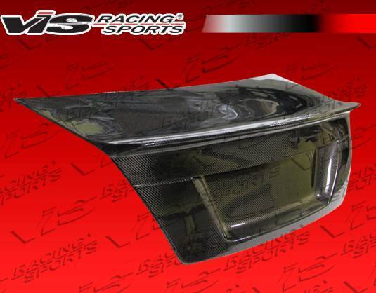 2008-2012 Mercedes C Class 4 doors DEMON Style Carbon Fiber Black Trunk-4