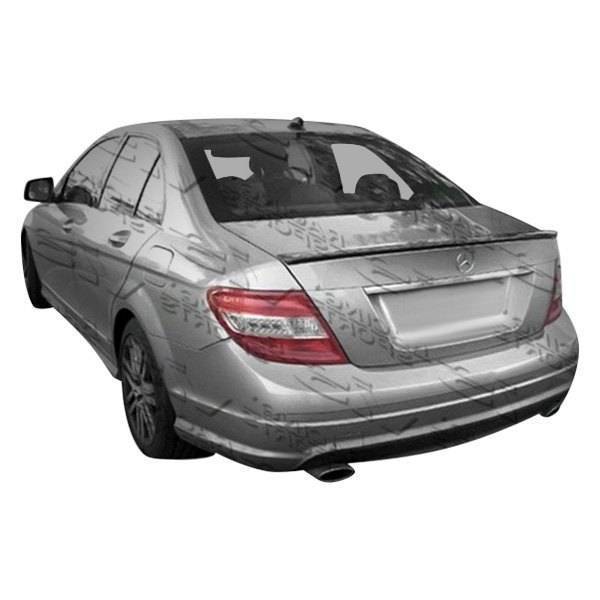 2008-2014 Mercedes C Class W204 4 doors EURO TECH Style FRP Primer Rear Bumper-1