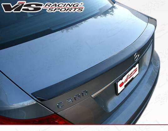2008-2010 Mercedes C Class 4 doors Carbon Fiber Black Spoiler-1