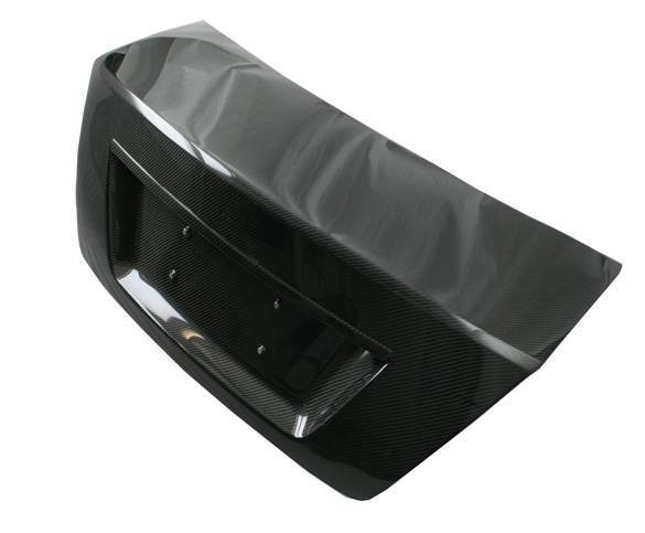 2008-2012 Mercedes C Class 4 doors OEM Style Carbon Fiber Black Trunk-1