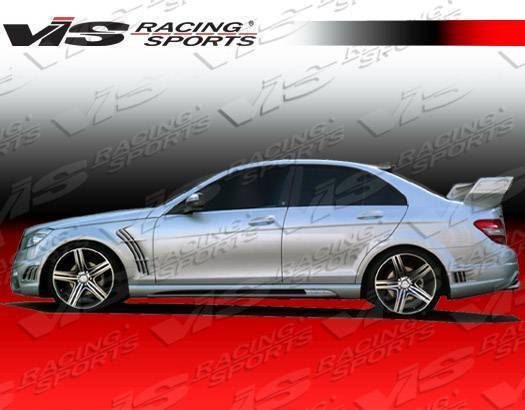 2008-2012 Mercedes C Class W204 4 doors VIP Style FRP Primer Fenders-2