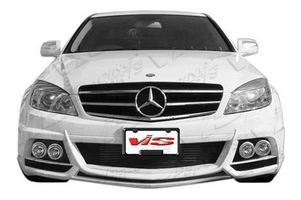 2008-2012 Mercedes C Class W204 4 doors VIP Style FRP Primer Full Kit-2