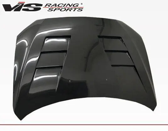 2008-2015 Mitsubishi EVO 10 4 doors TERMINATOR Style Carbon Fiber Black Hood-3