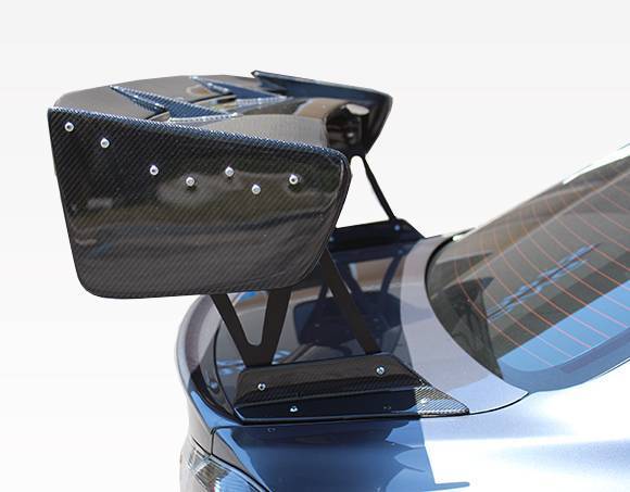 2008-2015 Mitsubishi EVO 10 4 doors Carbon Fiber Black Spoiler-3