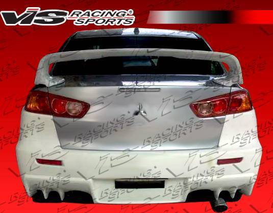 2008-2013 Mitsubishi Lancer 4 doors EVO X WB Style FRP Primer Full Kit-4