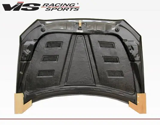 2008-2017 Mitsubishi Lancer 4 doors TERMINATOR Style Carbon Fiber Black Hood-3