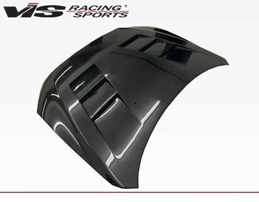 2008-2017 Mitsubishi Lancer 4 doors TERMINATOR Style Carbon Fiber Black Hood-4