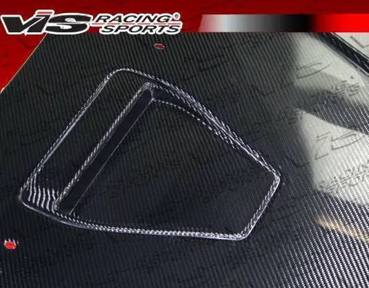 2008-2017 Mitsubishi Lancer 4 doors TERMINATOR GT Style Carbon Fiber Black Hood-5