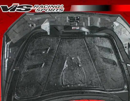 2008-2017 Mitsubishi Lancer 4 doors TERMINATOR GT Style Carbon Fiber Black Hood-6