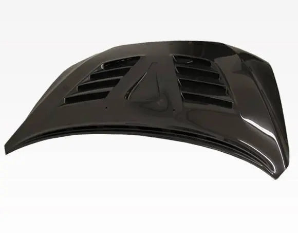 2008-2017 Mitsubishi Lancer 4 doors VRS Style Carbon Fiber Black Hood-5