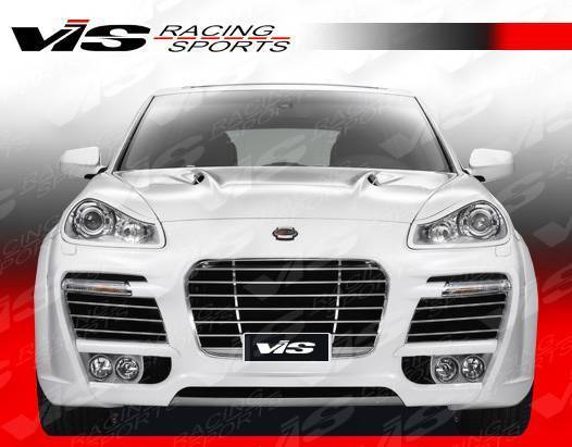 2008-2010 Porsche Cayenne A Tech Style FRP Primer Front Bumper-2