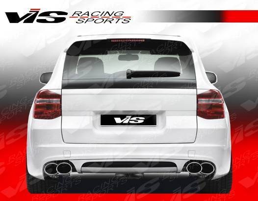 2008-2010 Porsche Cayenne A Tech Style FRP Primer Rear Bumper-2