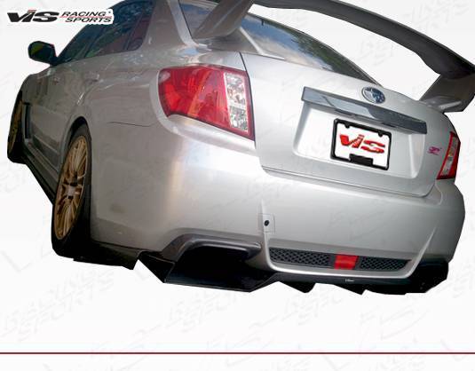 2008-2014 Subaru WRX 4 doors VRS WB Style FRP Primer Diffuser-3