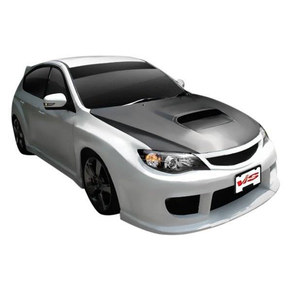 2008-2014 Subaru WRX Hatchback RALLY Style FRP Primer Full Kit-2
