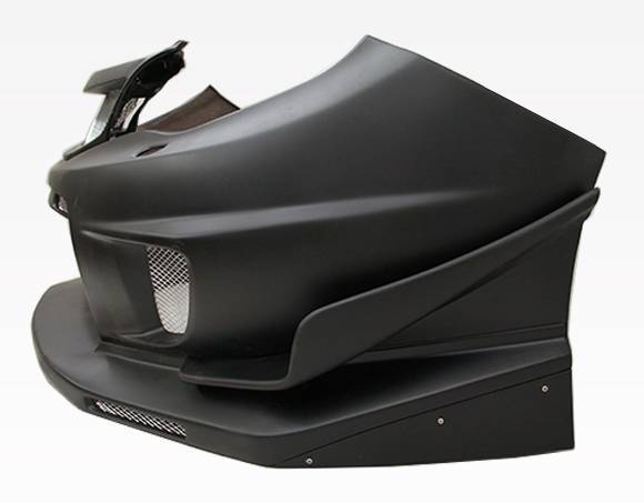 2008-2014 Subaru WRX Hatchback VTX Style FRP Primer Front Bumper-2