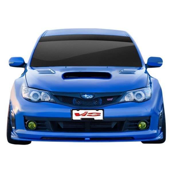 2008-2010 Subaru WRX Hatchback Z Speed Style FRP Primer Front Lip-1