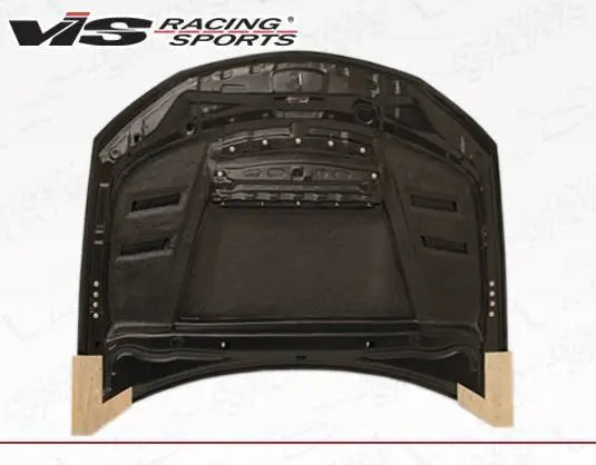 2008-2014 Subaru WRX Hatchback 4 doors TERMINATOR Style Carbon Fiber Black Hood-4