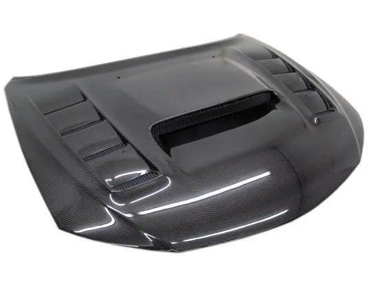 2008-2014 Subaru WRX Hatchback 4 doors VRS Style Carbon Fiber Black Hood-2