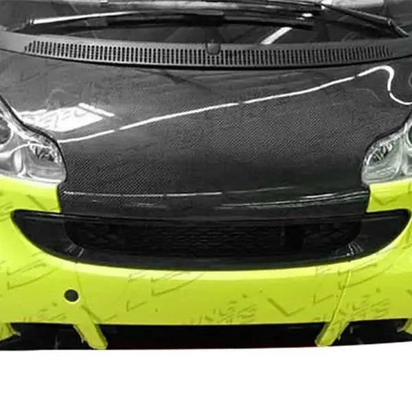 2008-2014 Smart Fortwo 2 doors OEM Style Carbon Fiber Black Hood-1