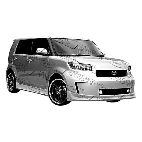 2008-2012 Scion XB 4 doors Razor Style FRP Primer Front Lip-1