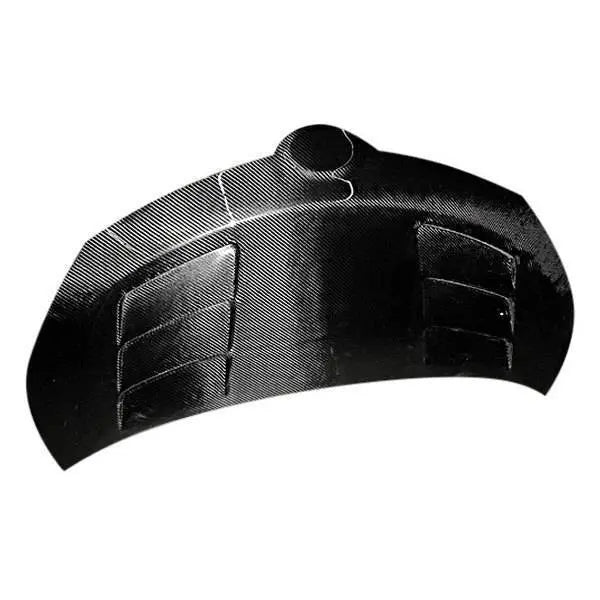 2008-2014 Scion XD 4 doors TERMINATOR Style Carbon Fiber Black Hood-1