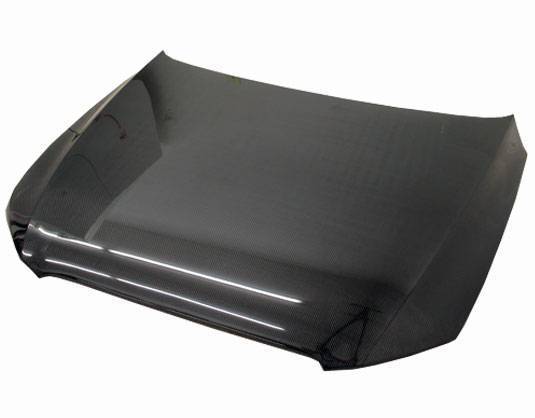 2008-2012 AUDI Q5 4 doors OEM Style Carbon Fiber Black Hood-1