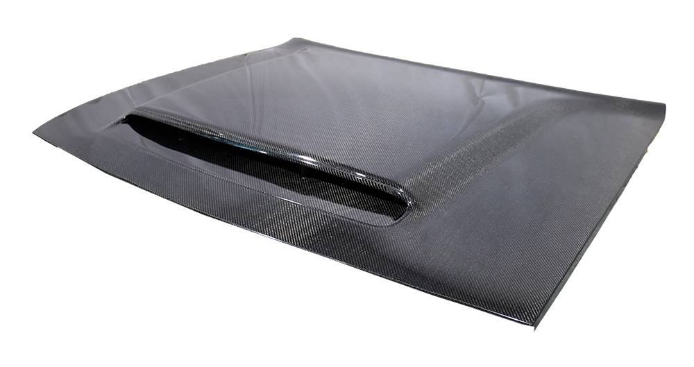 2008-2022 Dodge Challenger 2 doors DEMON Style Carbon Fiber Black Hood-1