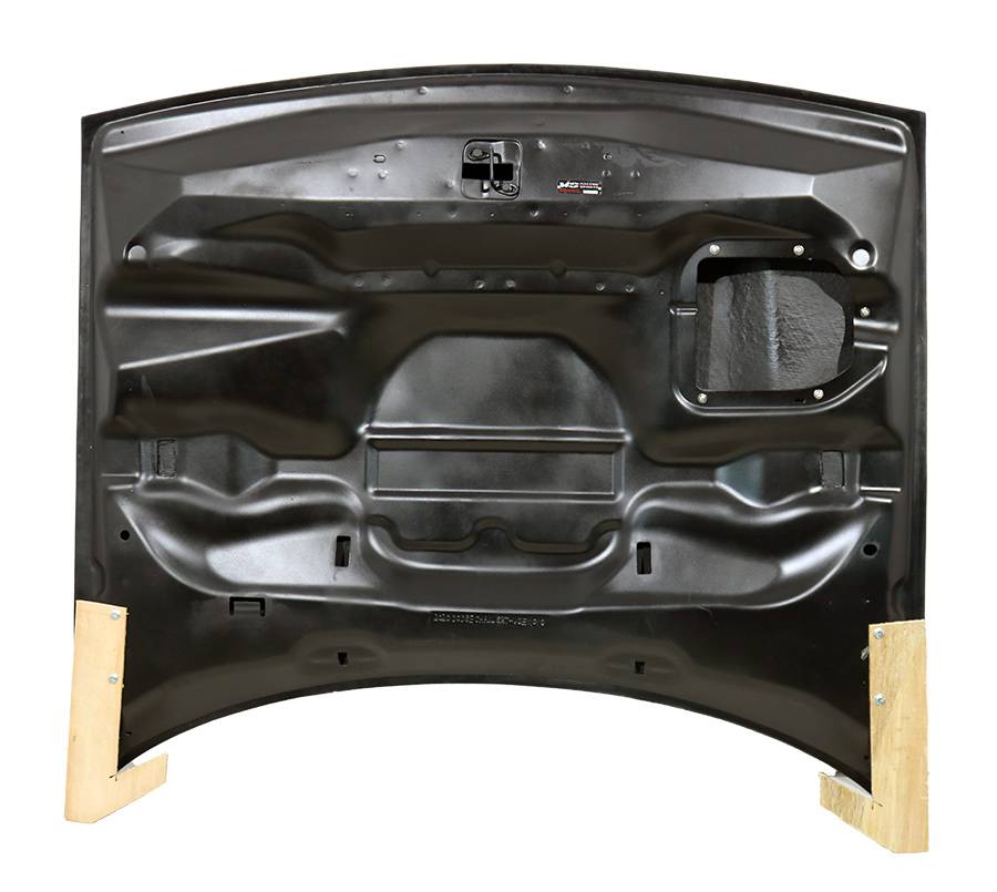 2008-2022 Dodge Challenger 2 doors DEMON Style Carbon Fiber Black Hood-3